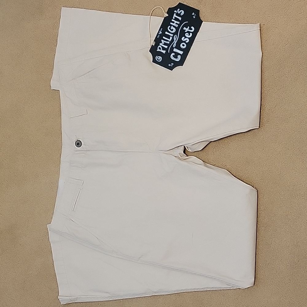 JCP Ultimate Khaki Pants 38x34 New Flat Front